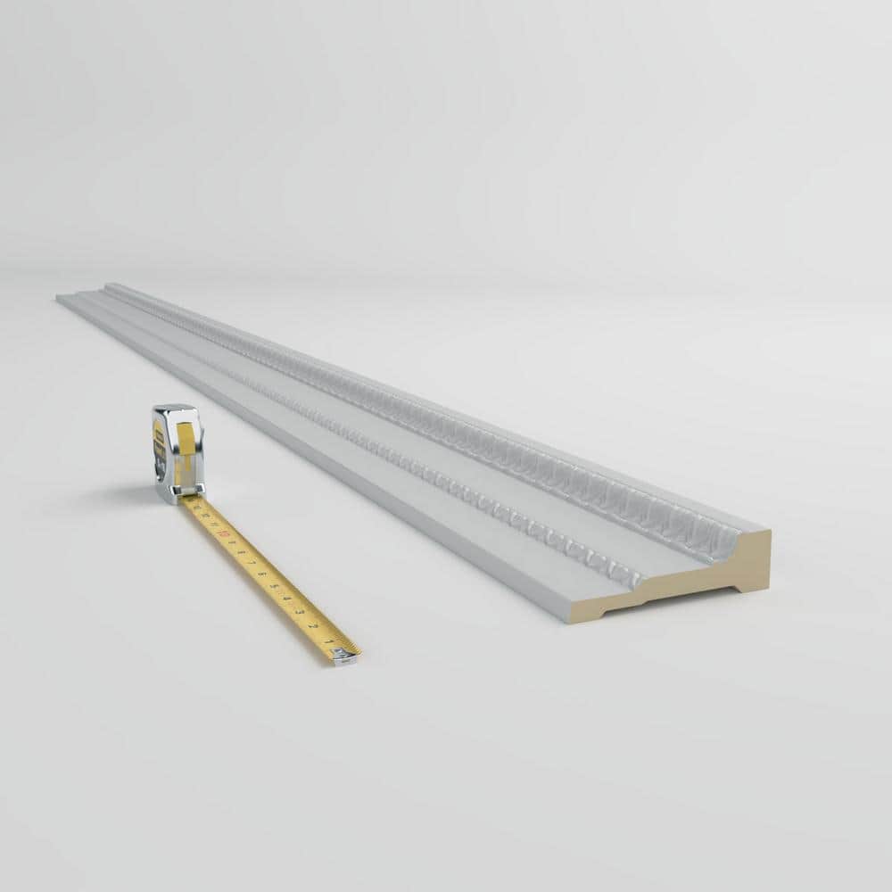 Gray Polyurethane Acanthus Leaf Chair Rail Molding 94.5"