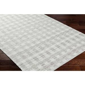 Mardin Gray Checkered 9 ft. x 12 ft. Indoor Area Rug