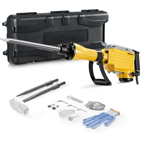 Demolition Jack Hammer, 29.72 x 6.5 in. 2200W Electric Jackhammer Heavy Duty, 1350 BPM Jack Hammer Concrete Breaker