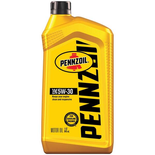 Pennzoil Pennzoil Sae 5w 30 Motor Oil 1 Qt 550035091 The Home Depot Pennzoil Pennzoil Sae 5w 30 Motor Oil 1 Qt 550035091 The Home Depot
