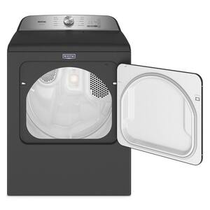 7.0 cu. ft. Vented Pet Pro Electric Dryer in Volcano Black