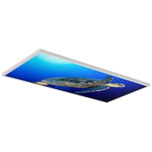 Ocean 008 2 ft. x 4 ft. Flexible Decorative Light Diffuser Panels Ocean for Classrooms and Offices