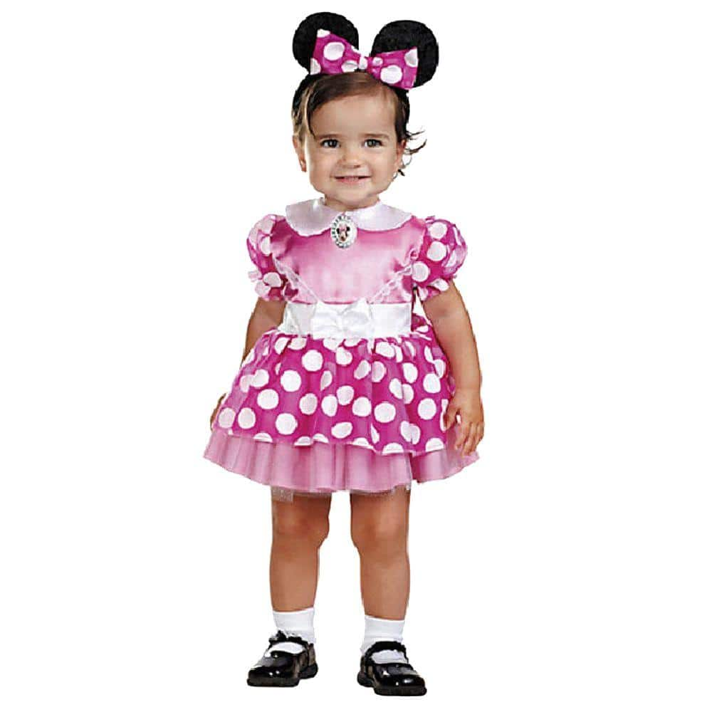 Disguise 12-18 months Disney's Infant Pink Minnie Mouse Costume-11398DI ...