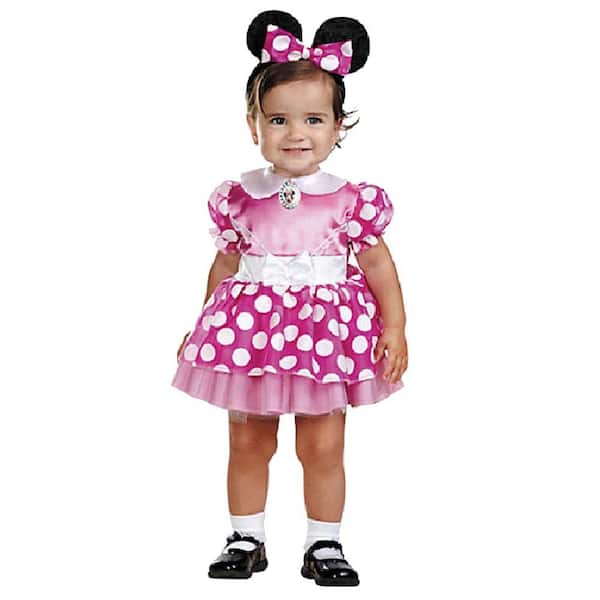 Disguise 12-18 months Disney's Infant Pink Minnie Mouse Costume