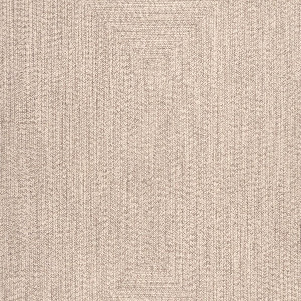 nuLOOM Lefebvre Casual Braided Tan 10 ft. Square Indoor/Outdoor Patio Area Rug