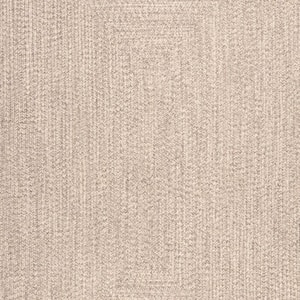 Lefebvre Casual Braided Tan 6 ft. Square Indoor/Outdoor Patio Area Rug