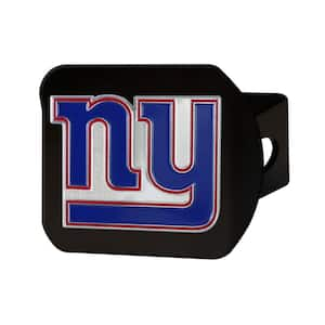 NFL - New York Giants 3D Color Emblem on Type III Black Metal Hitch Cover