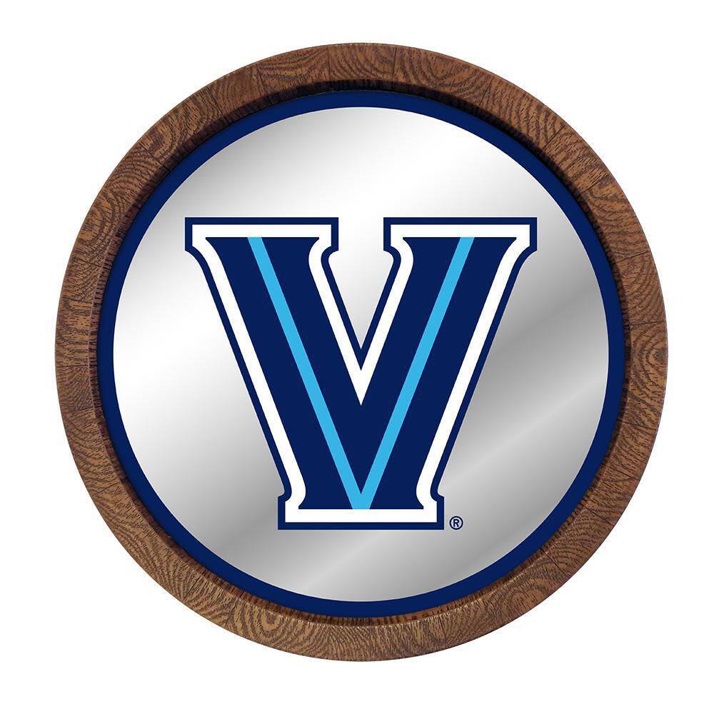 The FanBrand 20 in. Villanova Cavaliers Mirrored Barrel Top Mirrored