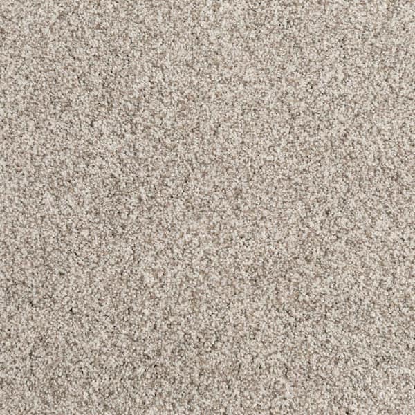 Heartfelt Fashion-Foggy Harbor-Gray 68 oz. Nylon Textured Carpet - Installation Required