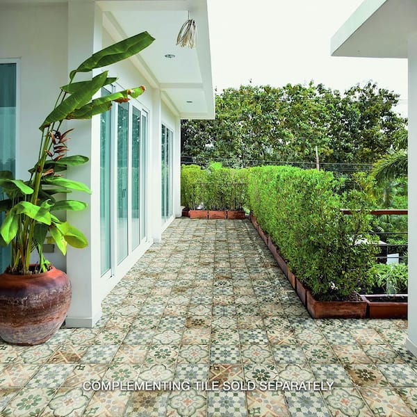 D'Anticatto Decor Florence 8-3/4 in. x 8-3/4 in. Porcelain Floor and Wall Take Home Tile Sample