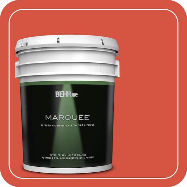 BEHR MARQUEE 5 gal. #T18-12 Spirit Warrior Semi-Gloss Enamel Exterior Paint & Primer