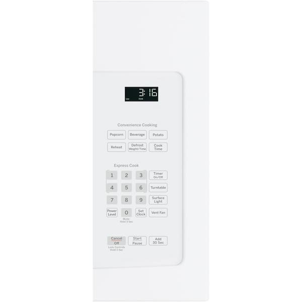 GE Profile 1.7 Cu. Ft. Over the Range Microwave in White with Air Fry  PVM9179DRWW - The Home Depot