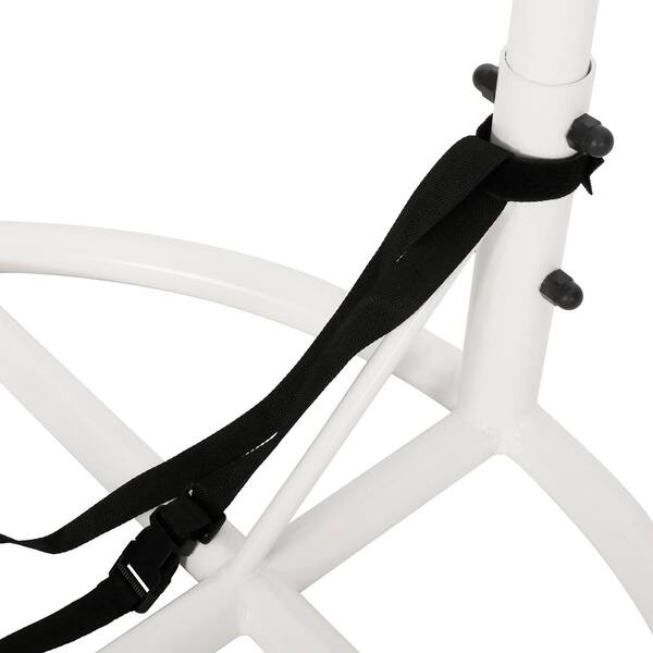 ITOPFOX 80 in. H Hanging Chair Stand in White H2PH019OT168