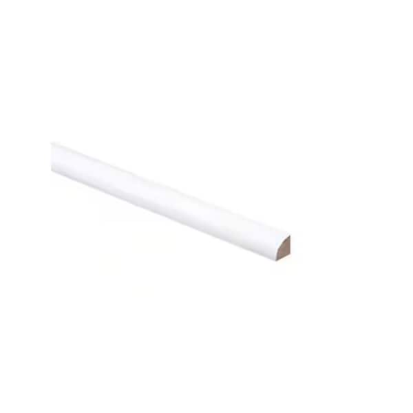 Kunal Kitchens Pembroke Recessed 96 in. W x 0.75 in. H x 0.75 in. D Quarter Round Molding Assembled Wall in Painted White