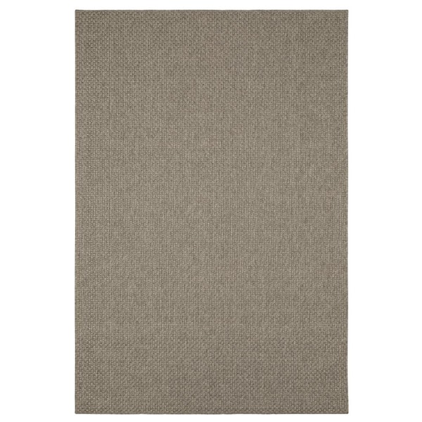 Cliffs Gray 8 ft. x 10 ft. Solid Polypropylene Indoor/Outdoor Area Rug