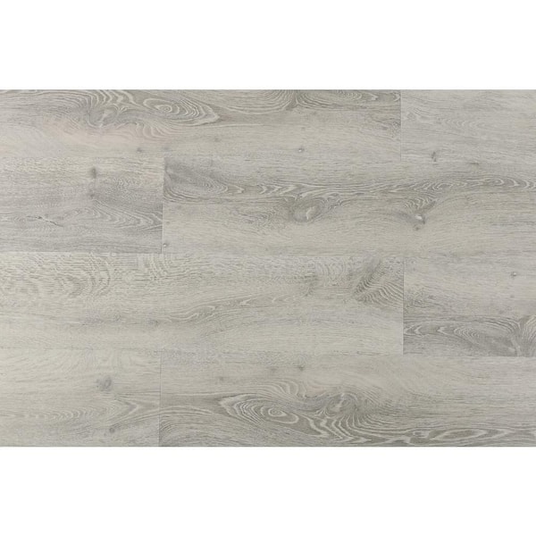 Montserrat Romulus Abstract Silver 20 MIL x 9 in. W x 60 in. L Click Lock Waterproof Luxury Vinyl Plank Flooring (30.1 sqft/case)