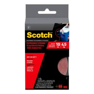 Scotch 1 in. x 4 ft. Clear Extreme Fasteners (1-Set)