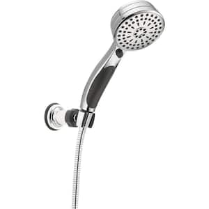 9-Spray 3-5/8 in. Single Wall Mount Adjustable Handheld Shower Head in Chrome