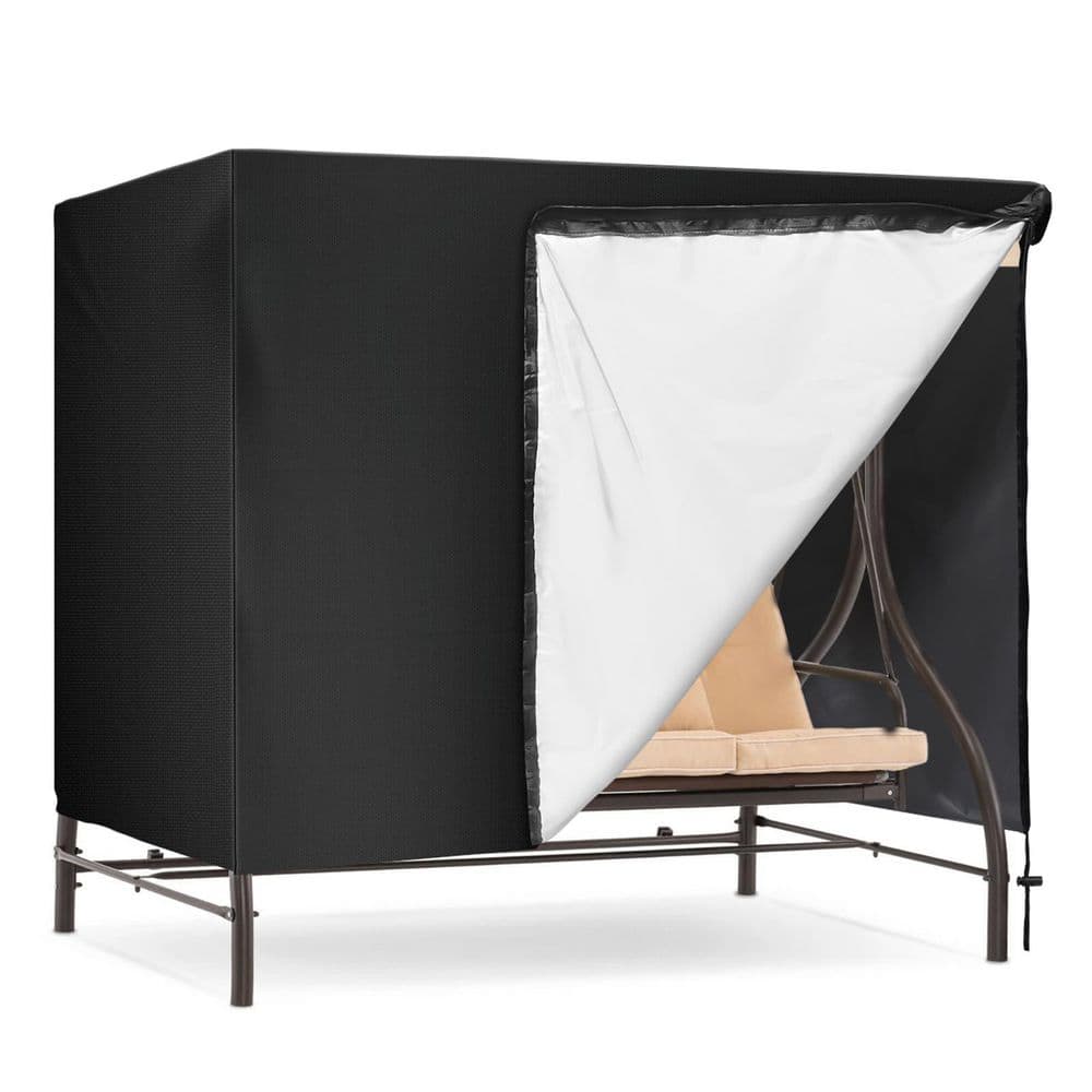 87 in. x 49 in. x 67 in. Porch Swing Cover, Waterproof 420D Oxford Fabric for Outdoor Swings, Hammocks and Glide Chairs price history on PriceWatchPro