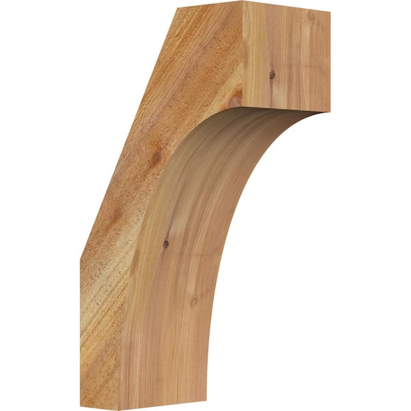 6"W x 10"D x 18"H Westlake Rough Sawn Knee Brace, Western Red Cedar
