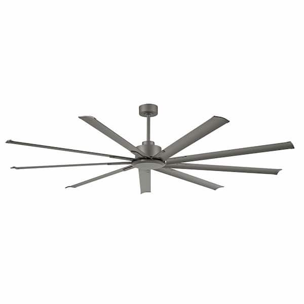 WINGBO 84 in. 9-Blades Indoor Ceiling Fan in Charcoal Gray with Remote