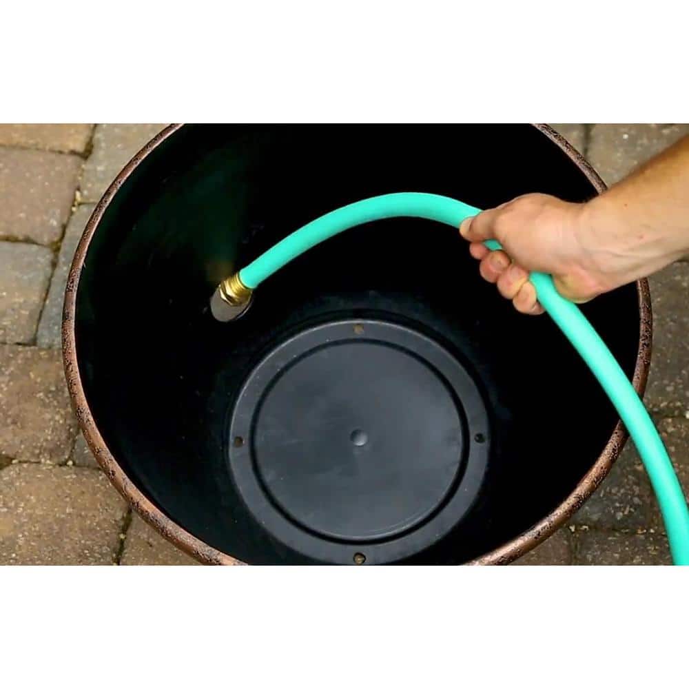 Antique Bronze High Density Resin Banded Hose Pot