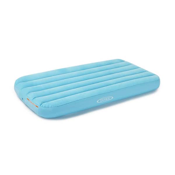 Intex Twin Cozy Kidz Bright and Fun-Colored Inflatable Air Mattress with Carry Bag