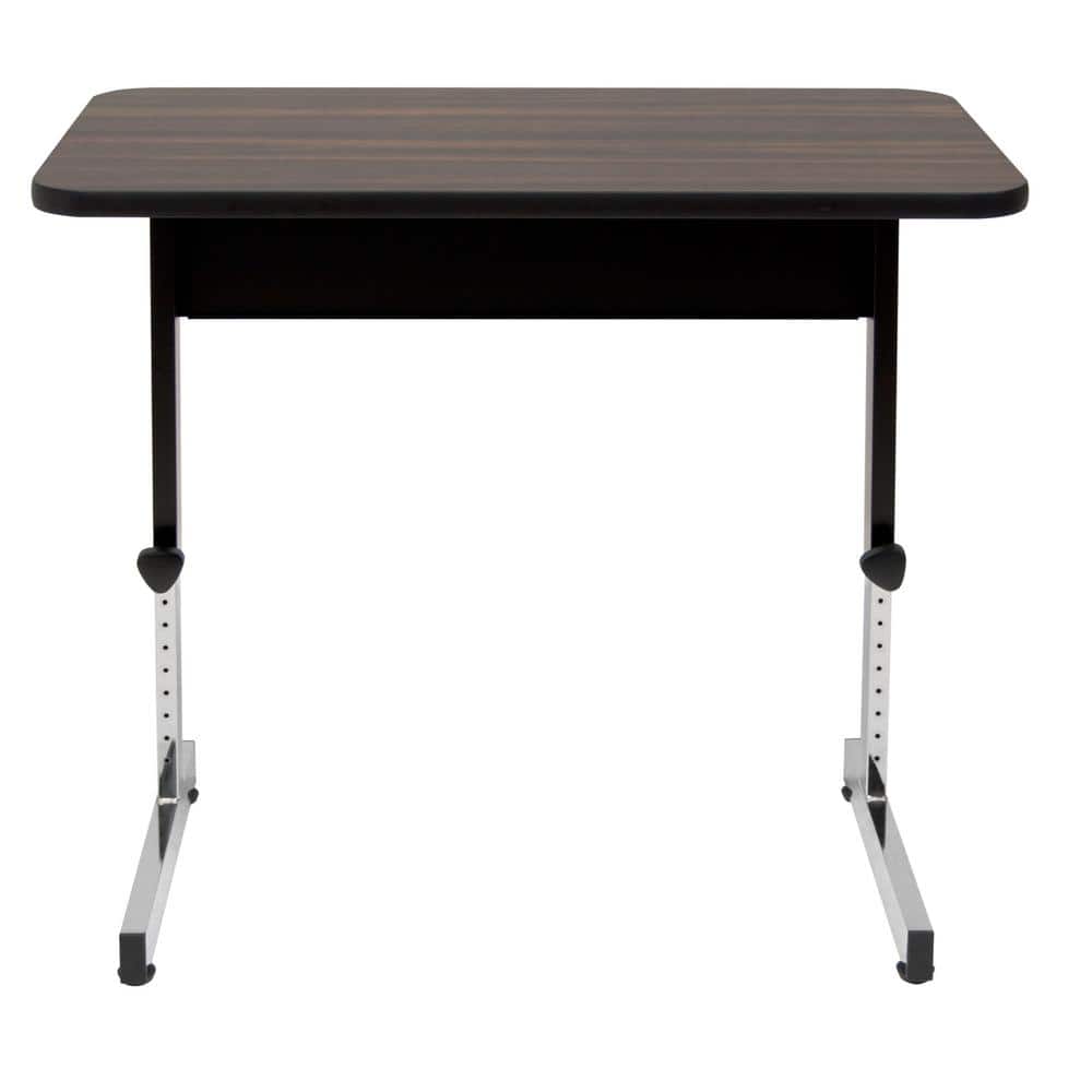 AdjustaFlex 36" Black/Walnut Height-Adjustable Work Desk