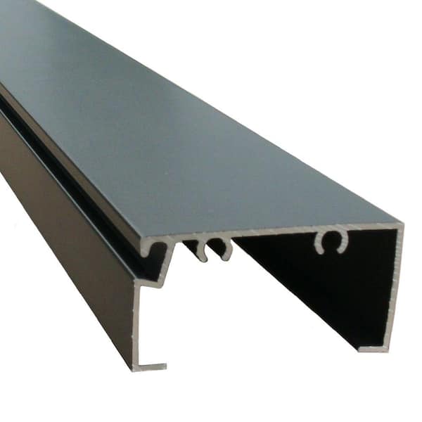 Screen Room 8 ft. x 1 in. x 2 in. Bronze Open Back Aluminum Extrusion