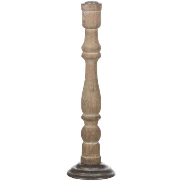 SULLIVANS 14.75" Wooden Candlestick