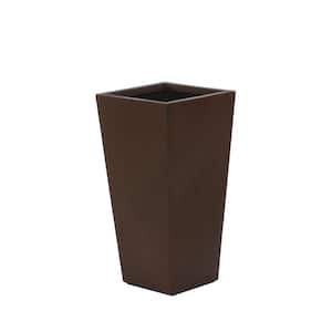 24.2 in. H Rustic Brown MgO Composite Decorative Pot
