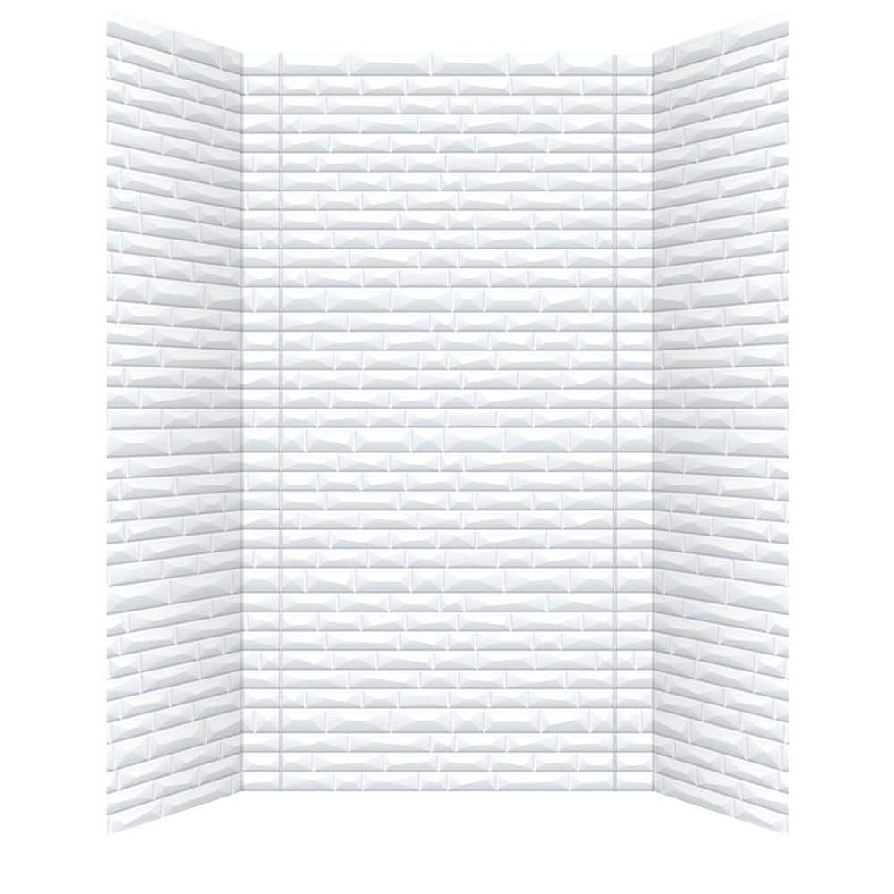 Vista Gloss White PVC Tub and Shower Wall Panels