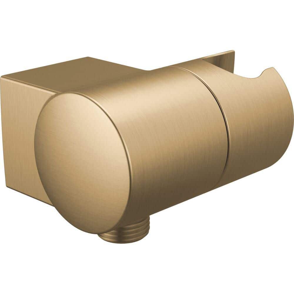 Gold Rotating Wall Mount with Integrated Wall Supply Handheld Shower Mount in Lumicoat Champagne Bronze price history on PriceWatchPro