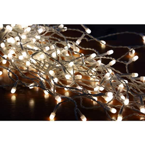 LED Clip Light Spool, 330ft, Clear Wire with Warm White (2700K)