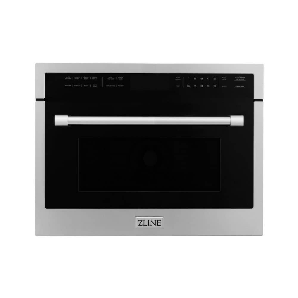 ZLINE Kitchen and Bath 24 in. 1000-Watt Built-In Microwave Oven in Stainless Steel
