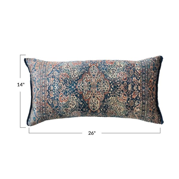 Lumbar Support Pillow - foam, with removable cotton/poly cover, 18 Lumbar Support Pillow - foam, with removable cotton/poly cover, 18
