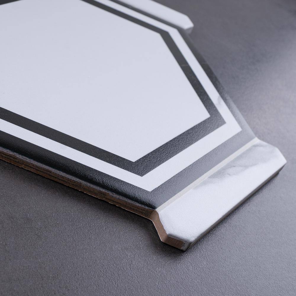 Day White Hexagon Matte Porcelain Wall & Floor Tile