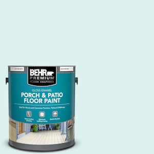 1 gal. #500C-2 Aqua Pura Gloss Enamel Interior/Exterior Porch and Patio Floor Paint