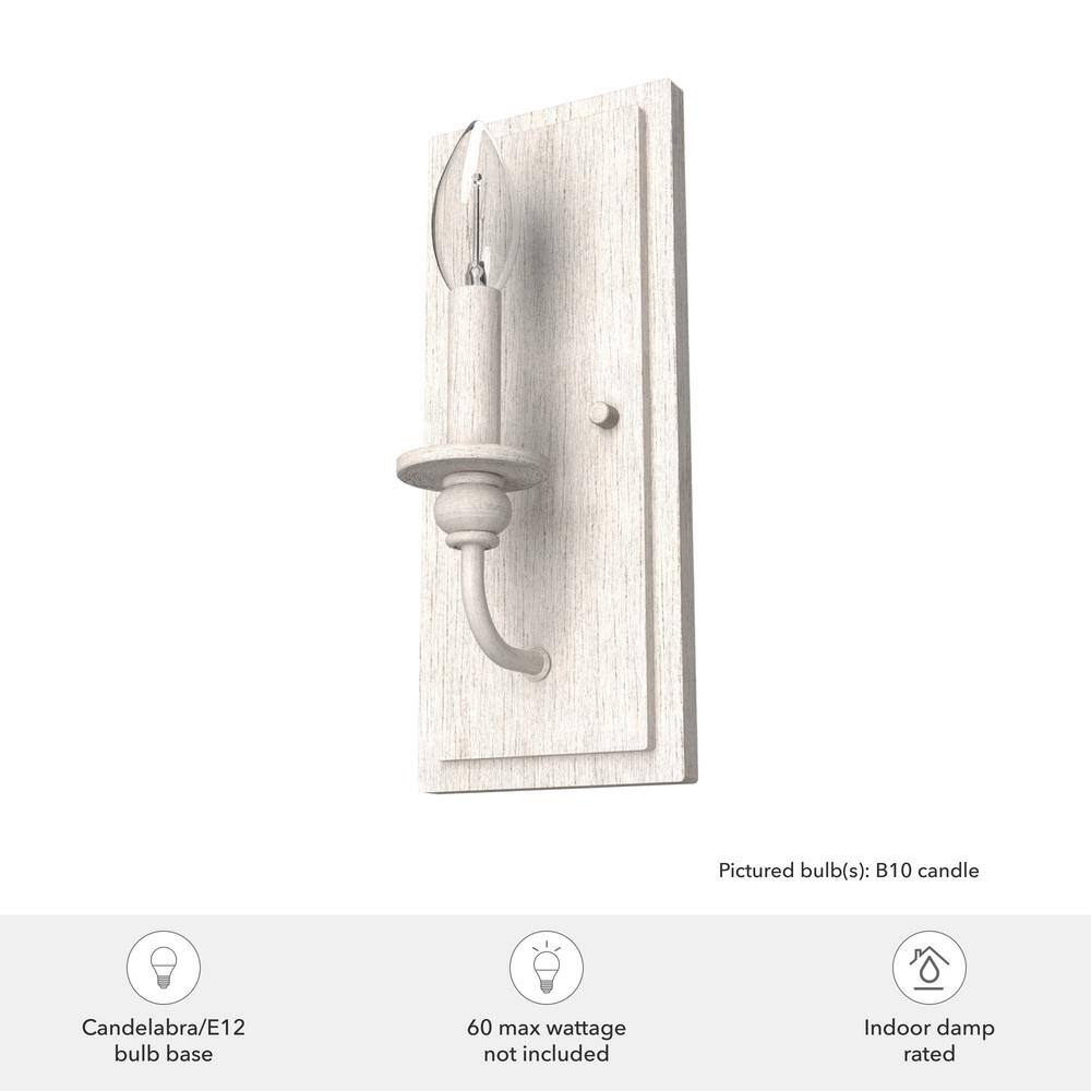Southcrest Casual Elegance 24" Dimmable White Wall Sconce