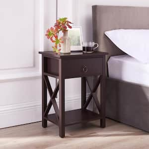 HOMESTOCK Cream Narrow End Table with Storage, Flip Top Narrow Side Tables  for Small Spaces, Slim End Table with Storage Shelf 85538W - The Home Depot