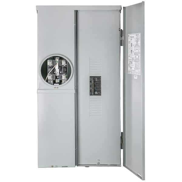 ABB Outdoor 200 Amp 8-Space 16-Circuit Main Brkr Ring Surface