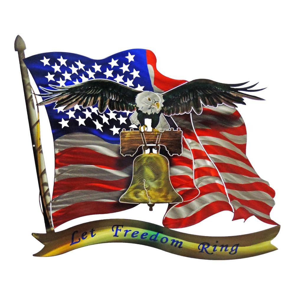 Let Freedom Ring American Pride Steel Wall Art