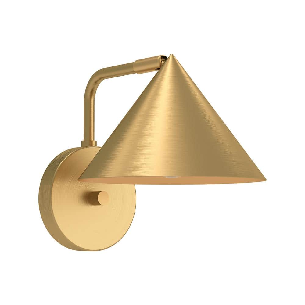 Remy 7-in 1 Light 60-Watt Brushed Gold Vanity Light price history on PriceWatchPro