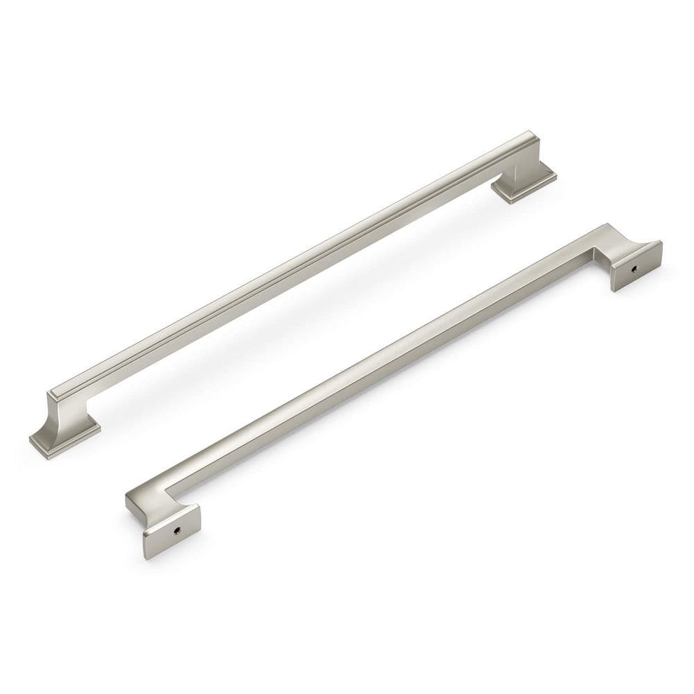 Brownstone Collection Pull 12 in. Center to Center Satin Nickel Finish Cabinet Pull price history on PriceWatchPro