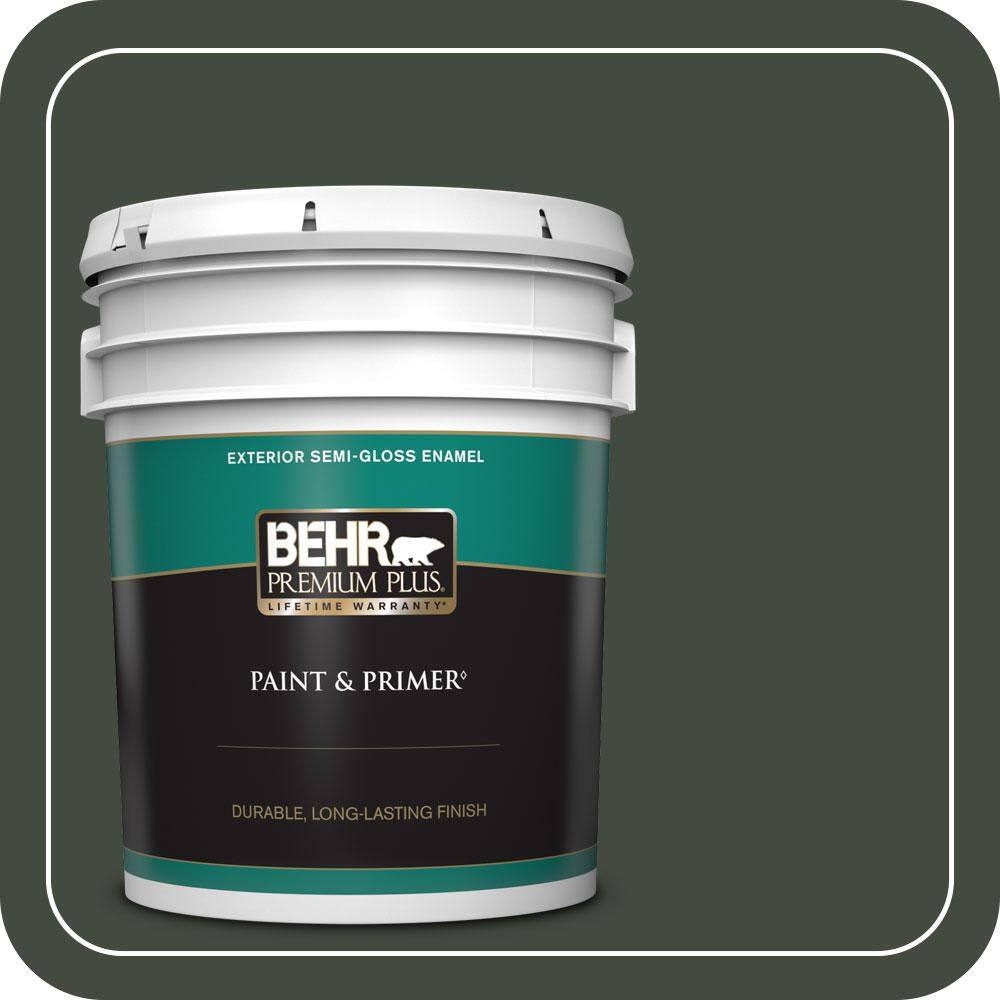 5 gal. #BXC-12 Deep Forest Semi-Gloss Enamel Exterior Paint & Primer price history on PriceWatchPro