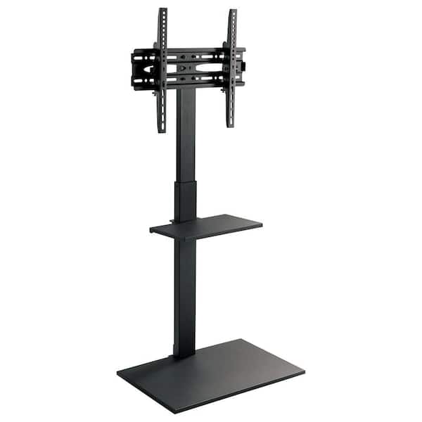 mount-it! Height Adjustable TV Stand with Shelf for 23 in. and to