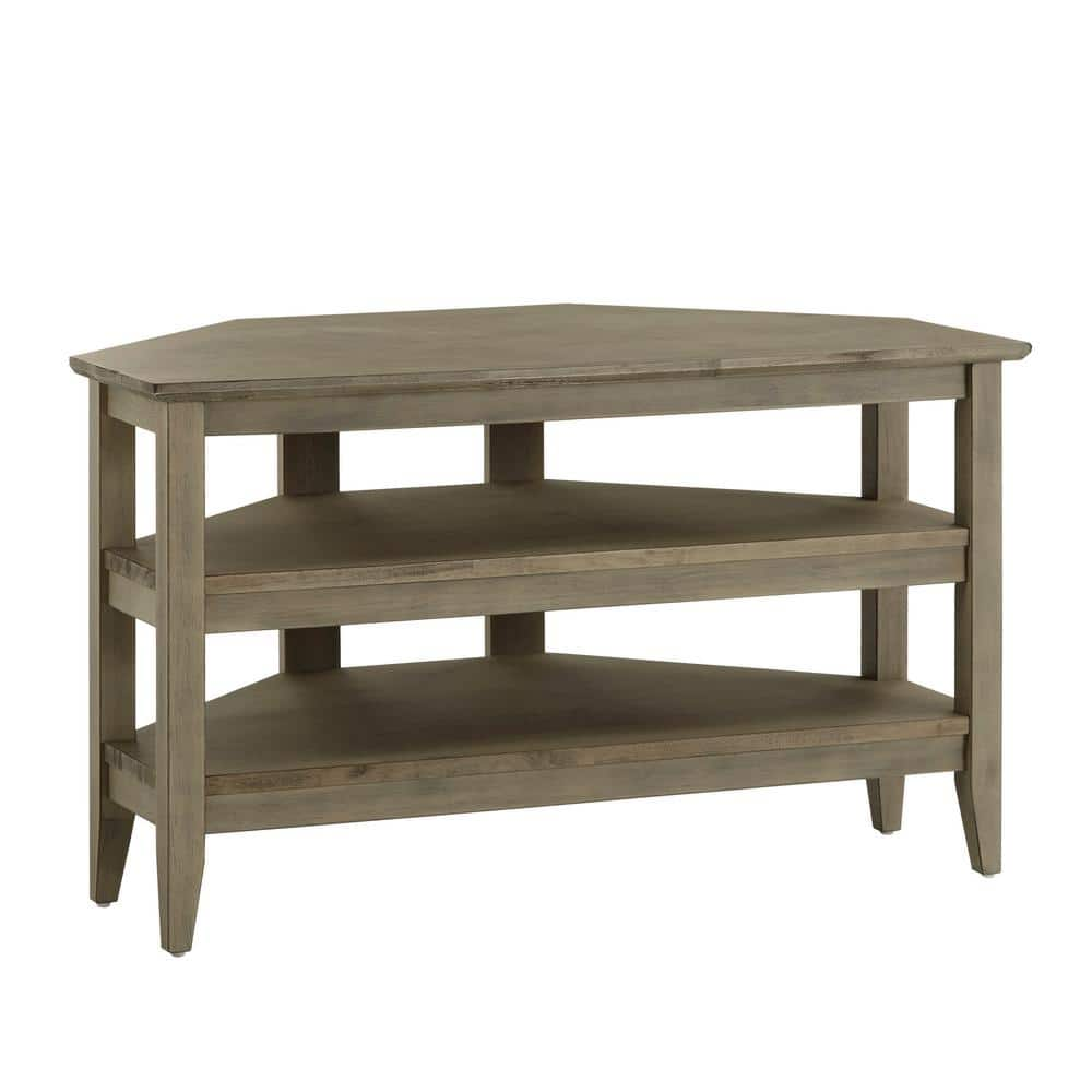 HomeSullivan 38 In Weather Washed Grey Tv Stand Fits TV S Up To 43 In   Grey Wash Homesullivan Tv Stands 40042ga T 64 1000 