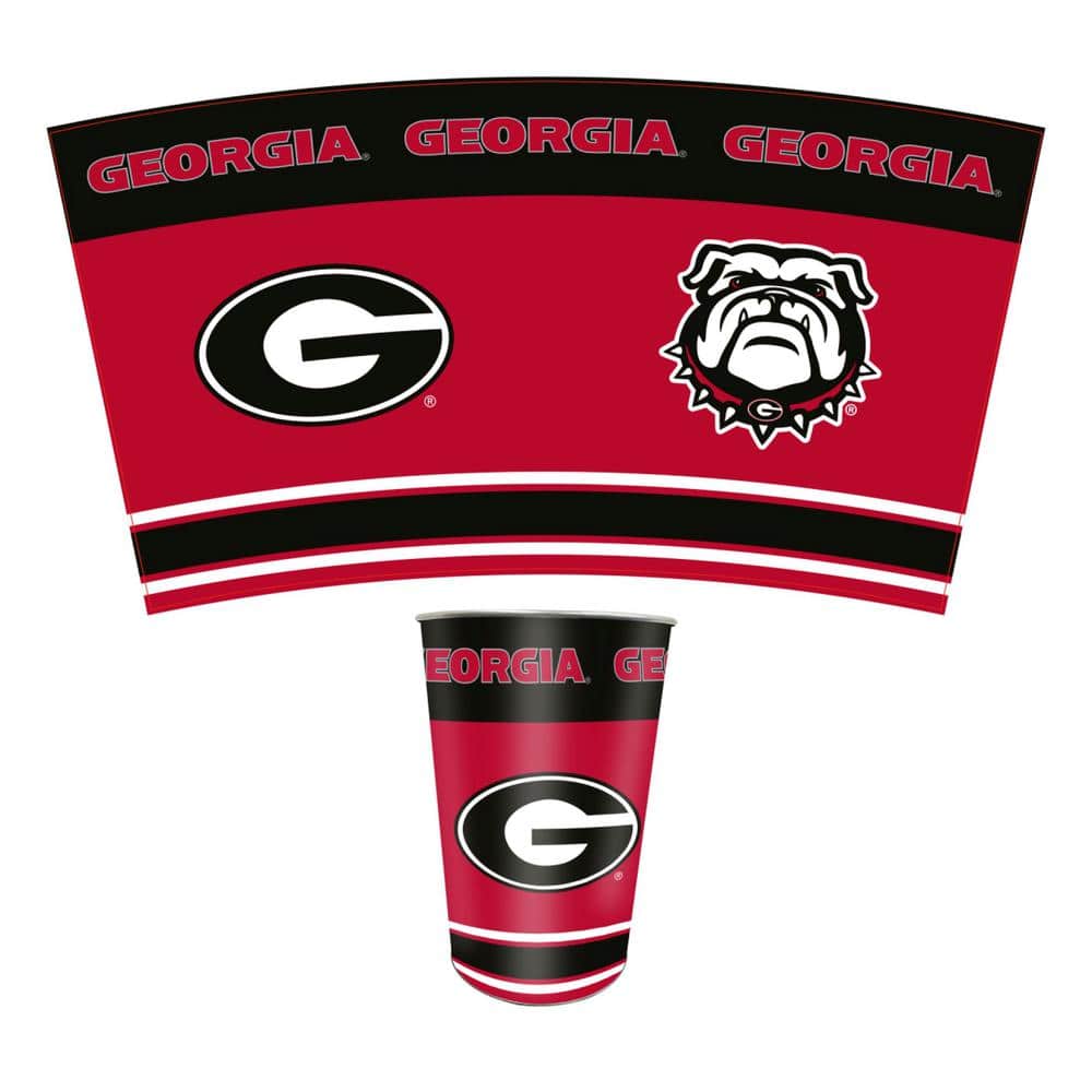 FANMATS COL Georgia Bulldogs Wastebasket 3.3 Gallon Tin 34778 - The ...