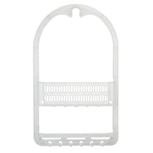 Molded Shower Caddy in Frosted White