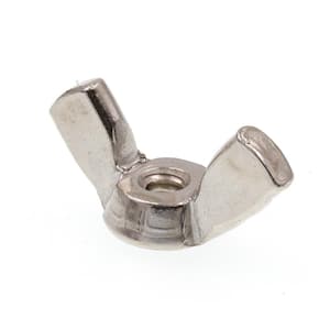 #6-32 Grade 18-8 Stainless Steel Cold-Forged Wing Nuts (25-Pack)